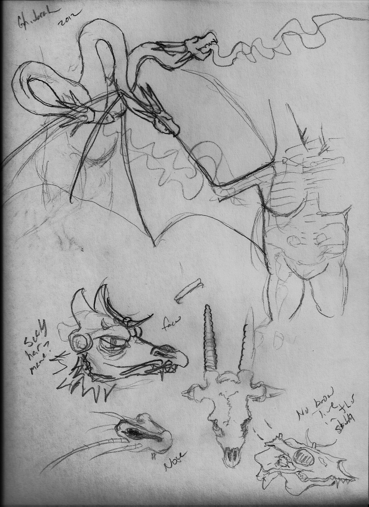 King Ghidorah sketch